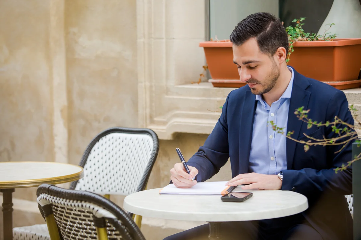 Michael Stolard en séance de travail